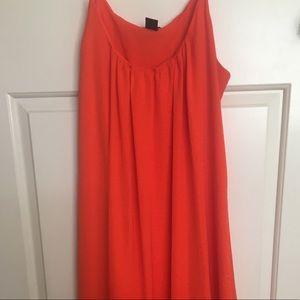 H&M red/orange midi
